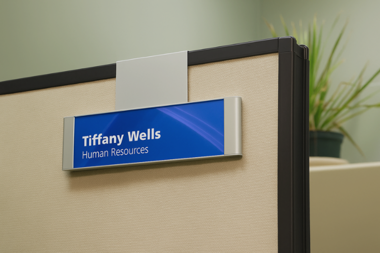 Office Cubicle Signs