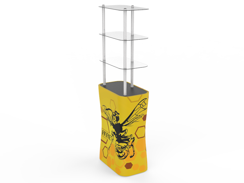 Rectangular Display Tower for Trade Show