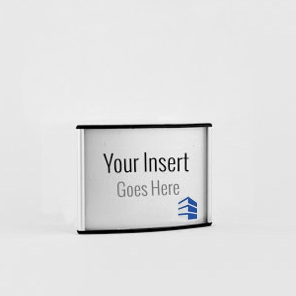 4 in. x 3 in. OFFICE DOOR / WALL NAMEPLATE SIGN FRAME