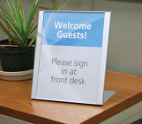 Arris Desk Signs