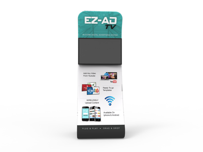 Wave Monitor Display Stand with Graphics