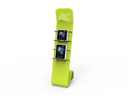 Snakelike Brochure Stand with Graphics