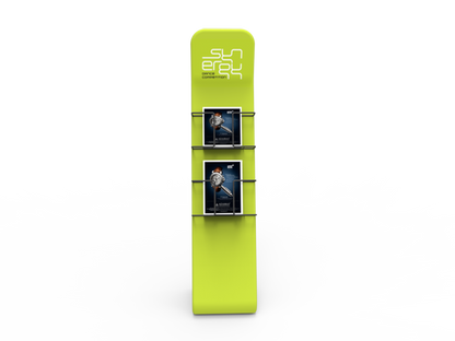 Snakelike Brochure Stand with Graphics