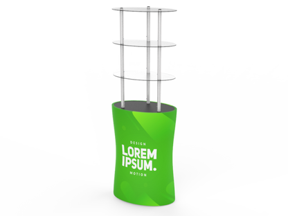 Oval Display Tower