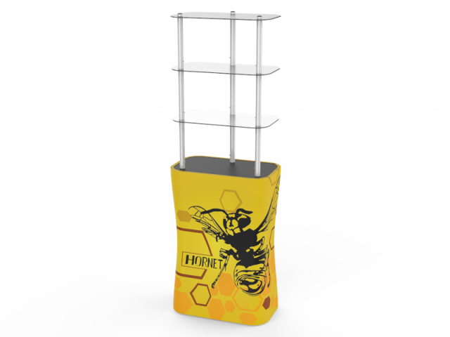 Rectangular Display Tower for Trade Show