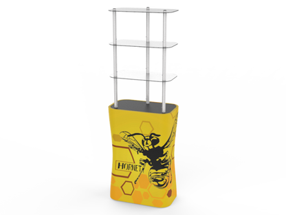 Rectangular Display Tower for Trade Show