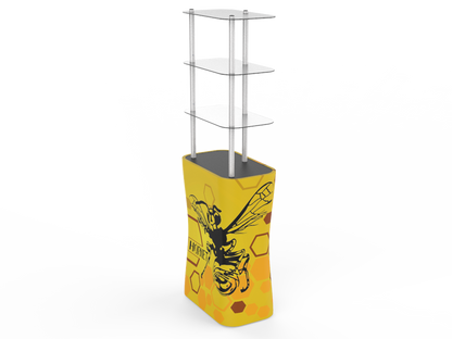 Rectangular Display Tower for Trade Show
