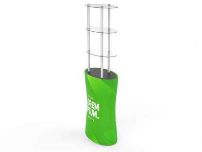 Oval Display Tower