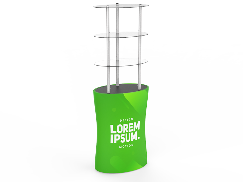 Oval Display Tower