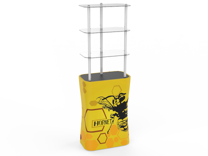 Rectangular Display Tower for Trade Show