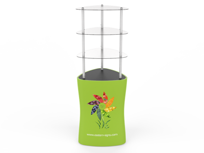 Triangular Display Tower