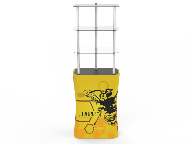 Rectangular Display Tower for Trade Show