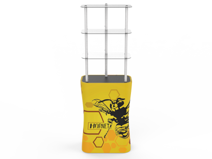 Rectangular Display Tower for Trade Show