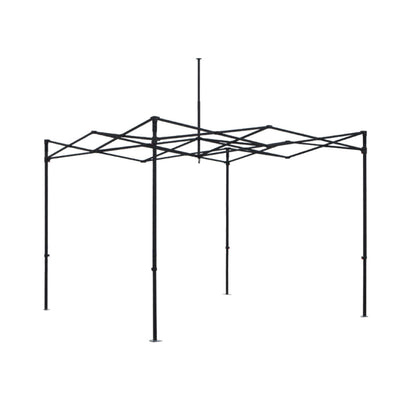 Premium Aluminum (Black) 10' Tent Kit (Dye-Sublimation) 17" Valance