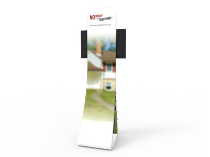 Monitor & iPad & Brochure Stand with Graphics