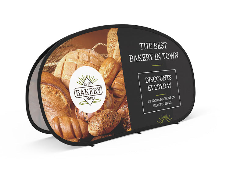 Horizontal Pop Up A-Frame Banner - Medium