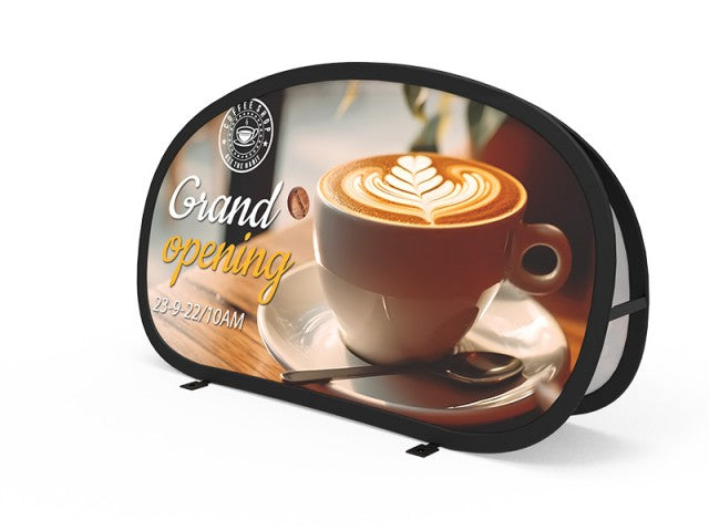 Horizontal Pop Up A-Frame Banner - Small