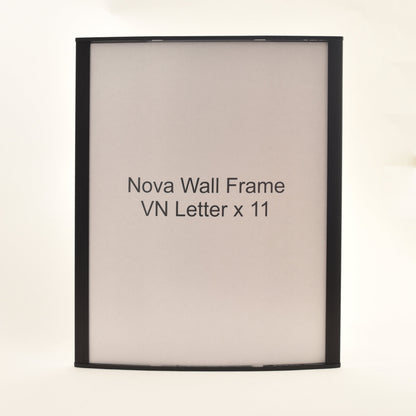 Nova Curved Aluminum Office Sign Frame 9.3" x 11.25"