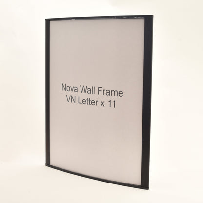 Nova Curved Aluminum Office Sign Frame 9.3" x 11.25"