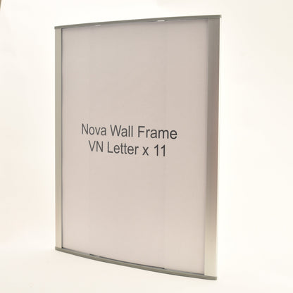 Nova Curved Aluminum Office Sign Frame 9.3" x 11.25"