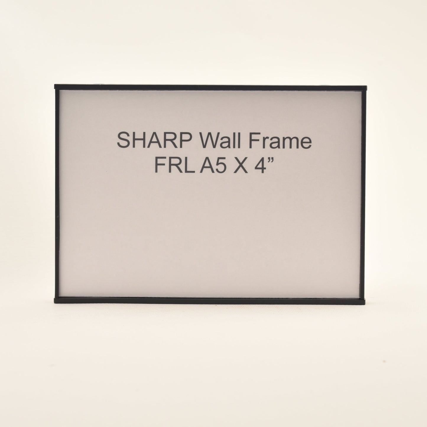 Sharp 5.951” x 4” Flat Aluminum Office Sign Frame