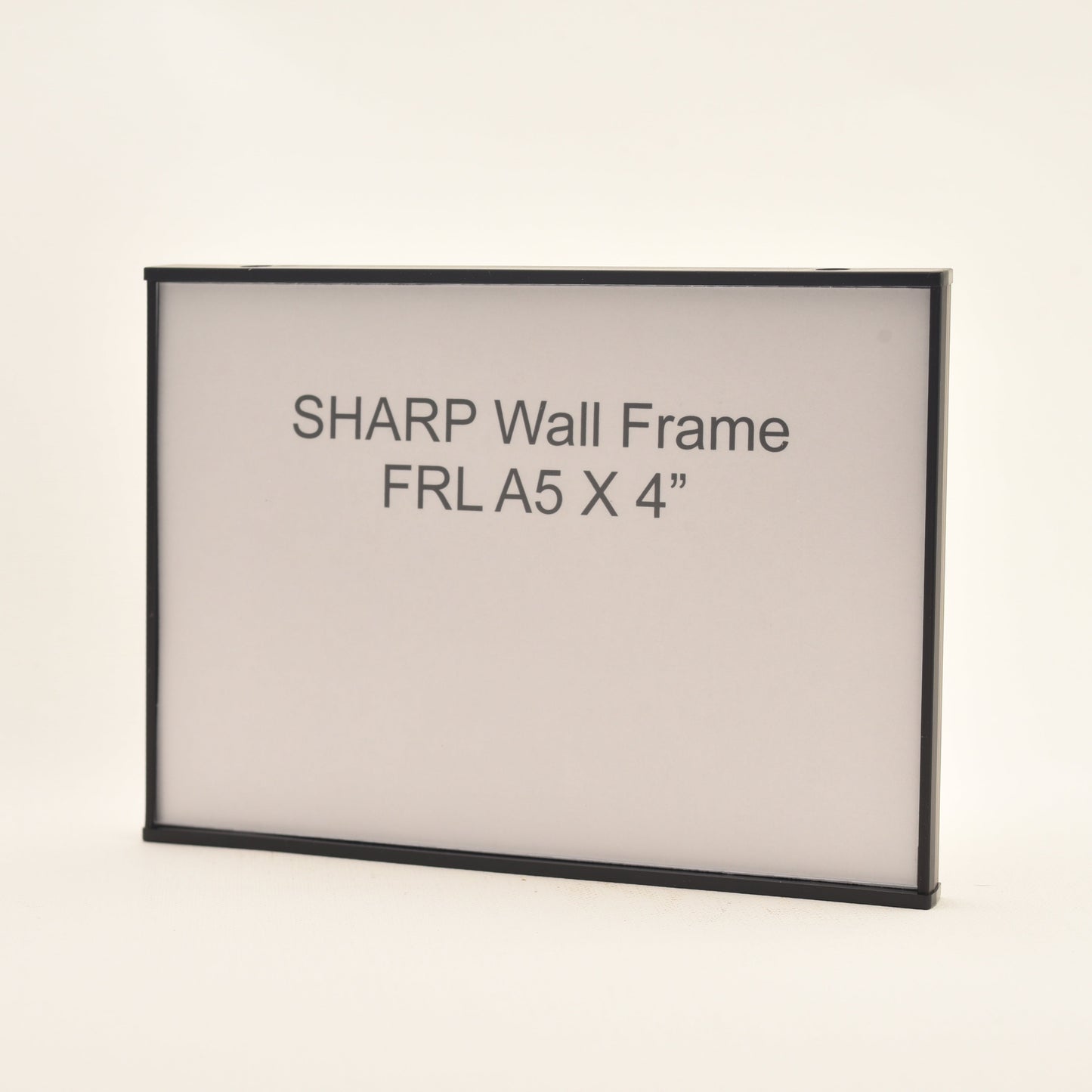 Sharp 5.951” x 4” Flat Aluminum Office Sign Frame