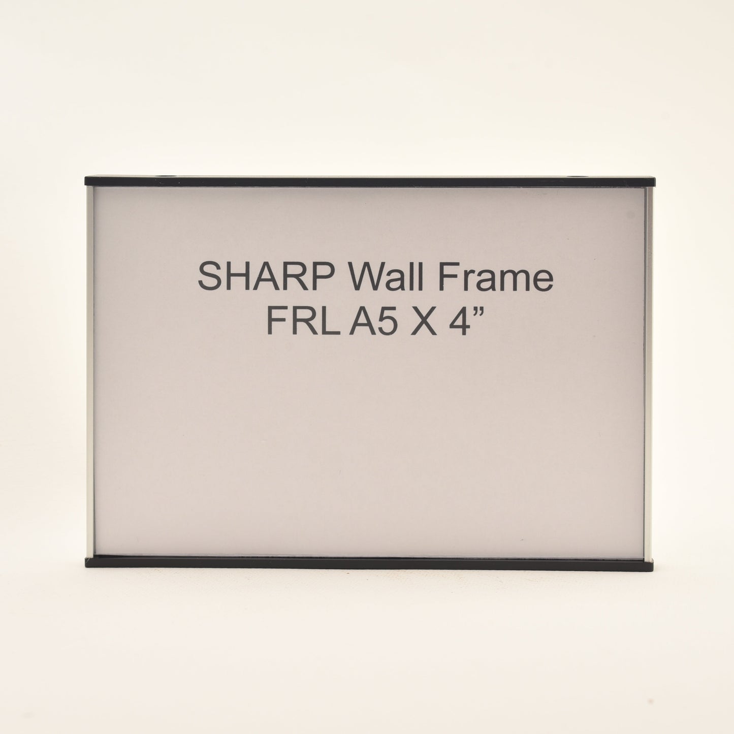 Sharp 5.951” x 4” Flat Aluminum Office Sign Frame