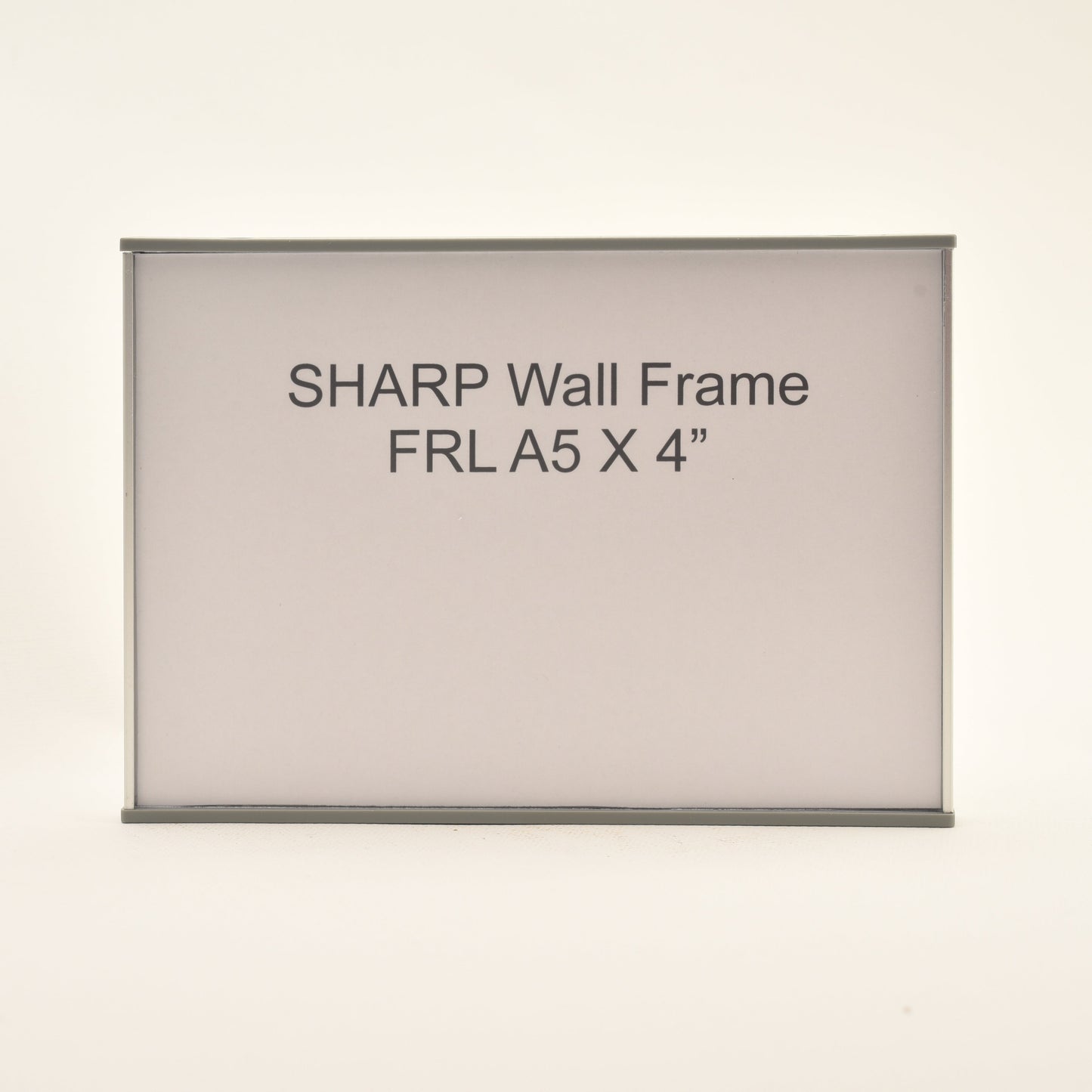 Sharp 5.951” x 4” Flat Aluminum Office Sign Frame