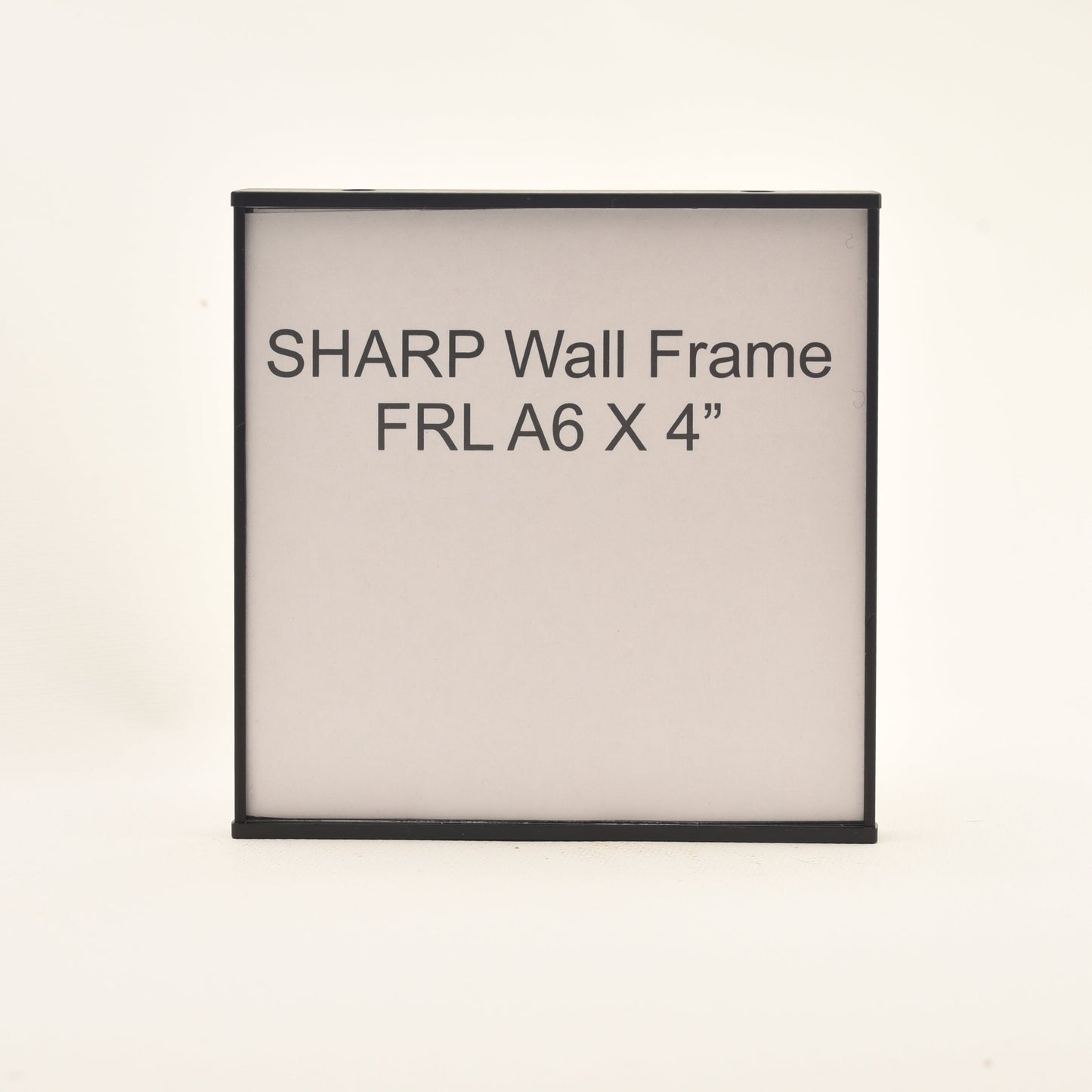 Sharp 4.265” x 4.25” Flat Aluminum Office Sign Frame
