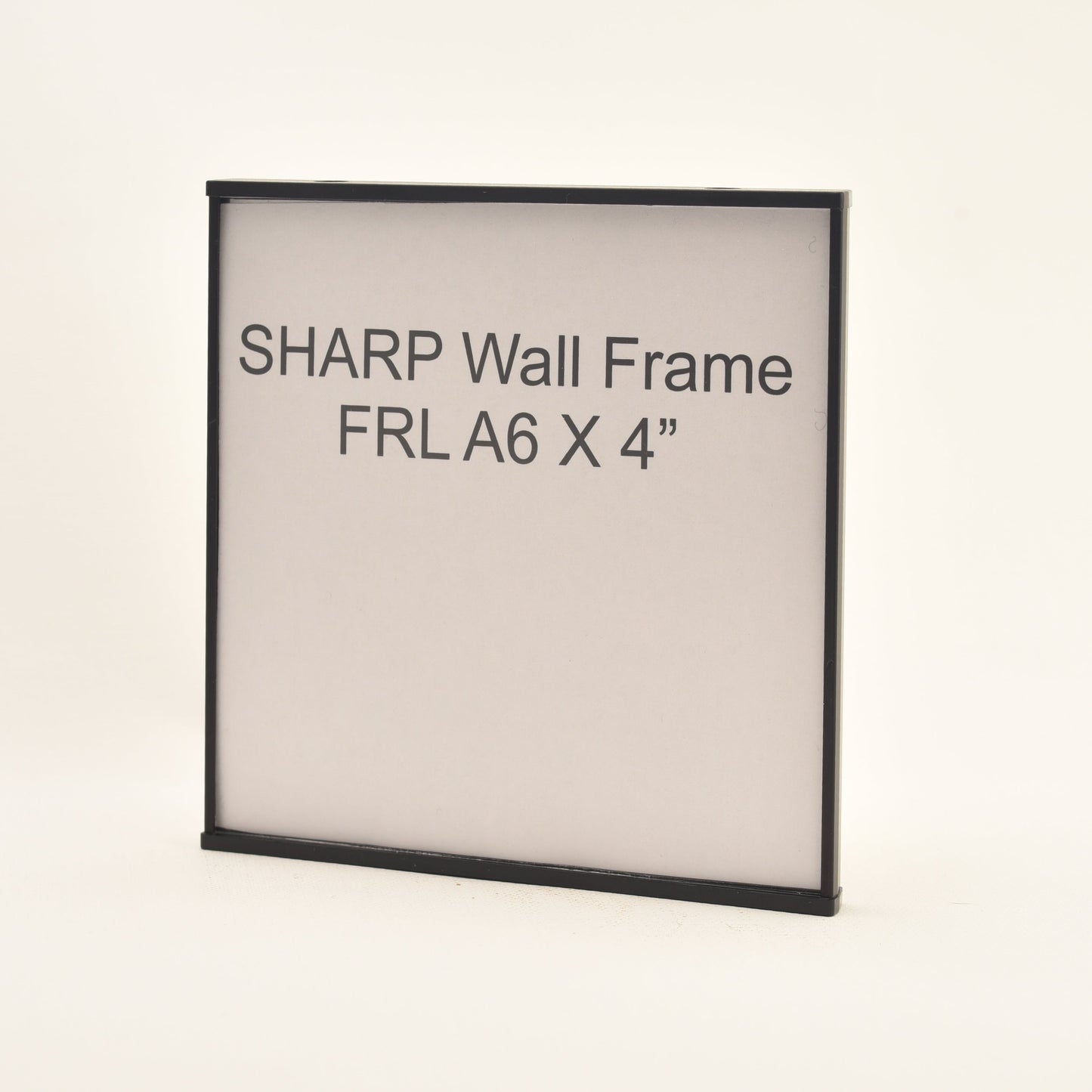 Sharp 4.265” x 4.25” Flat Aluminum Office Sign Frame