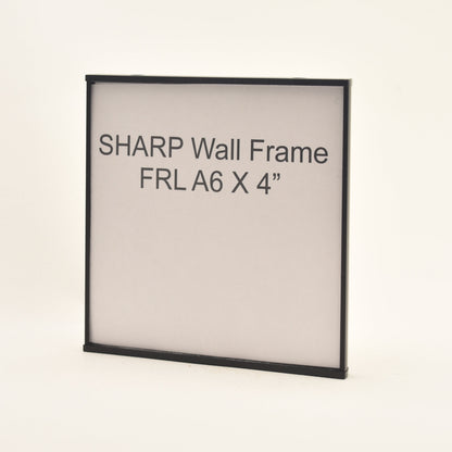 Sharp 4.265” x 4.25” Flat Aluminum Office Sign Frame