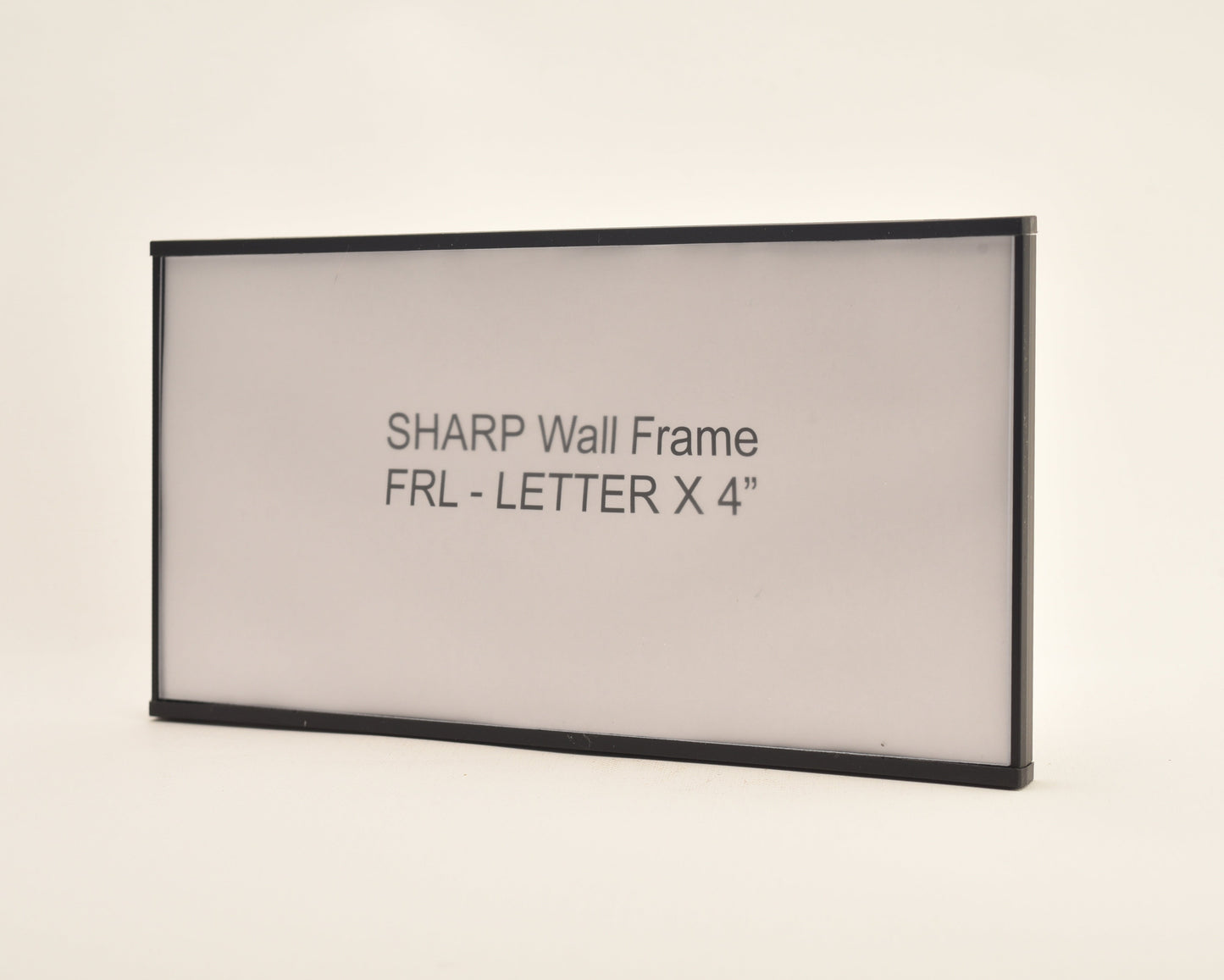 Sharp 8.625” Wide x 4.25” Tall Aluminum Office Signage