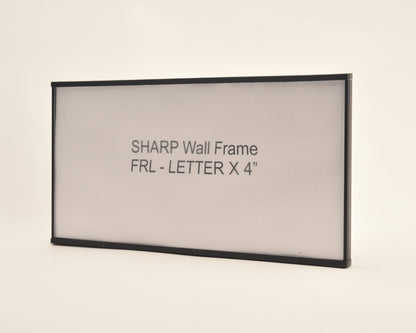 Sharp 8.625” Wide x 4.25” Tall Aluminum Office Signage