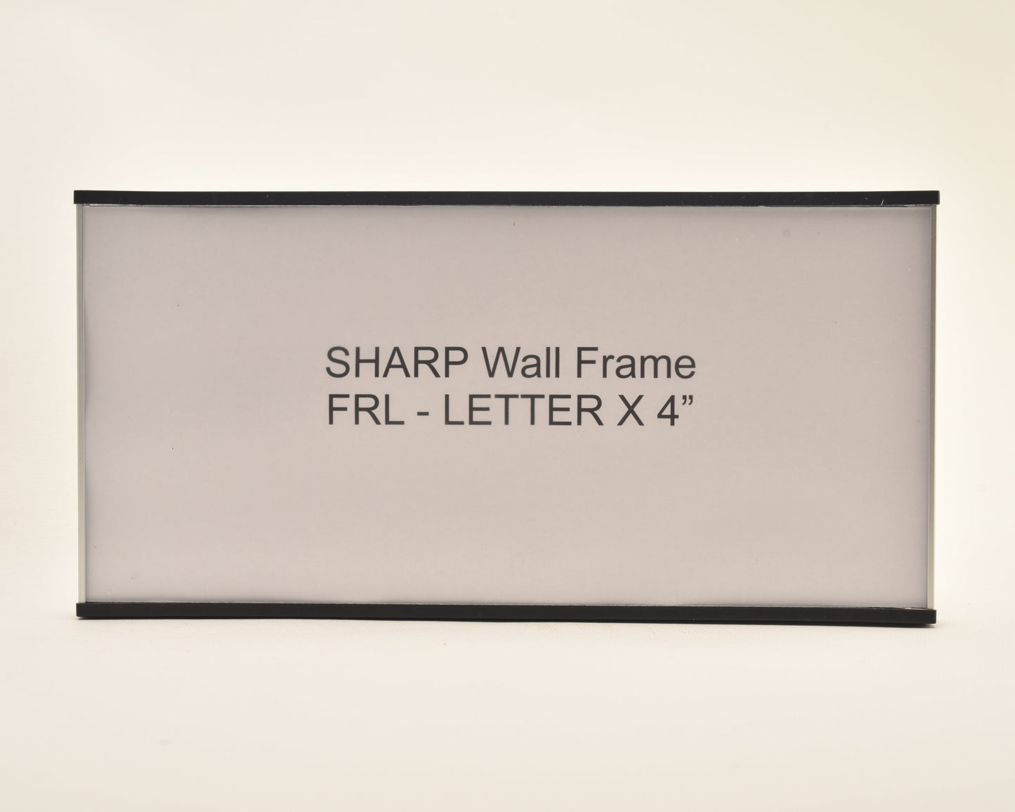 Sharp 8.625” Wide x 4.25” Tall Aluminum Office Signage