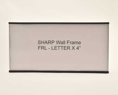 Sharp 8.625” Wide x 4.25” Tall Aluminum Office Signage