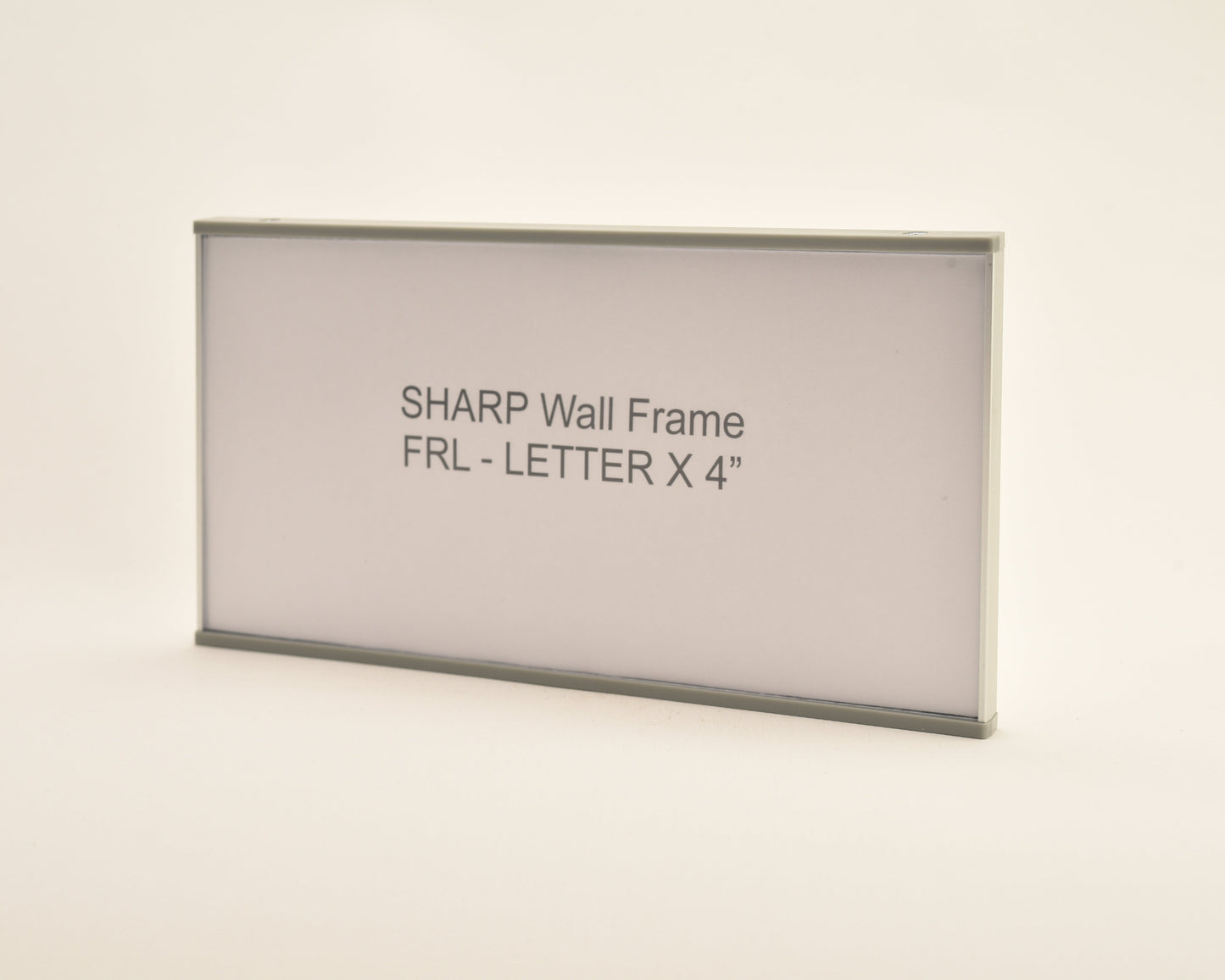 Sharp 8.625” Wide x 4.25” Tall Aluminum Office Signage