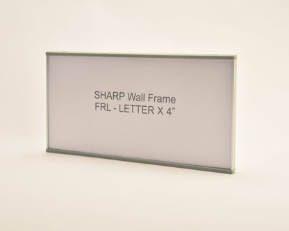 Sharp 8.625” Wide x 4.25” Tall Aluminum Office Signage