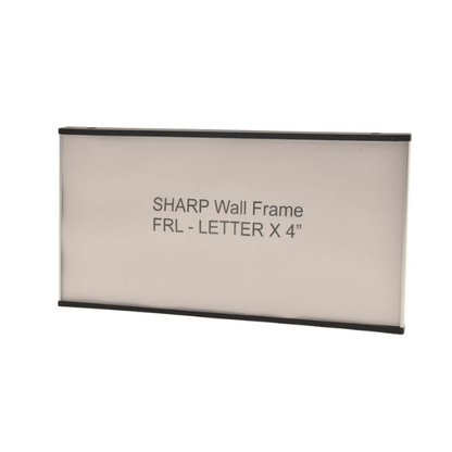 Sharp 8.625” Wide x 4.25” Tall Aluminum Office Signage