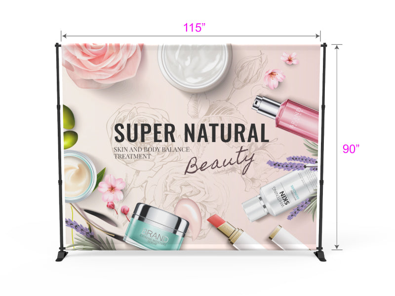 10ft Adjustable Tension Fabric Backdrop