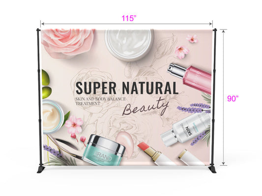 10ft Adjustable Tension Fabric Backdrop
