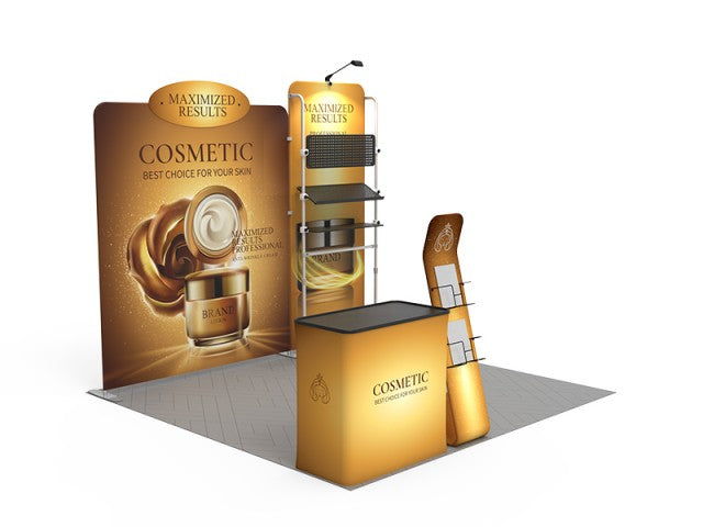 10x10ft Custom Trade Show Booth Kit 22