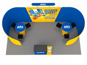 10 x 20ft Custom Trade Show Booth Combo 09