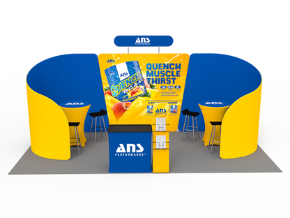 10 x 20ft Custom Trade Show Booth Combo 09
