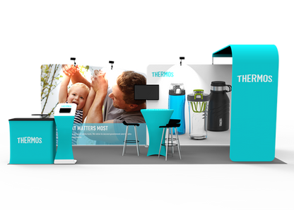 10 x 20ft Portable Exhibition Stand Display Booth 13