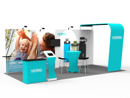 10 x 20ft Portable Exhibition Stand Display Booth 13