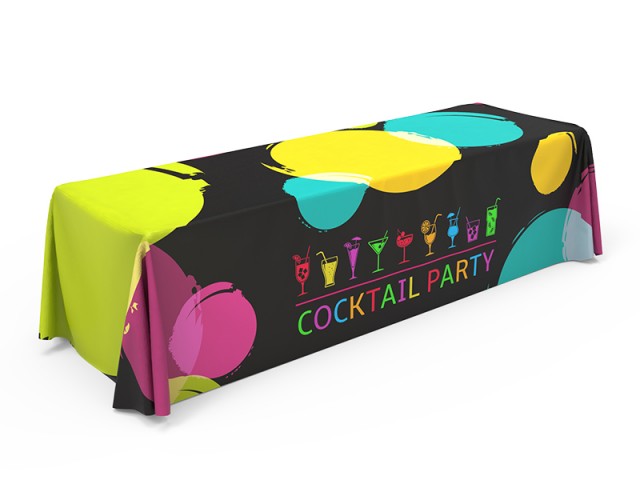 8ft Loose Table Runner with Graphic Printing