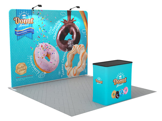 10ft Trade Show Straight Display Kit 02