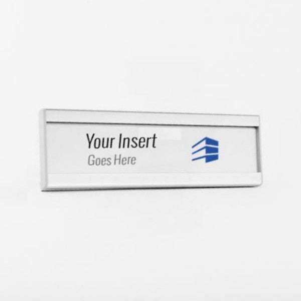 8.75in x 3.25in Aluminum Office Wall Sign