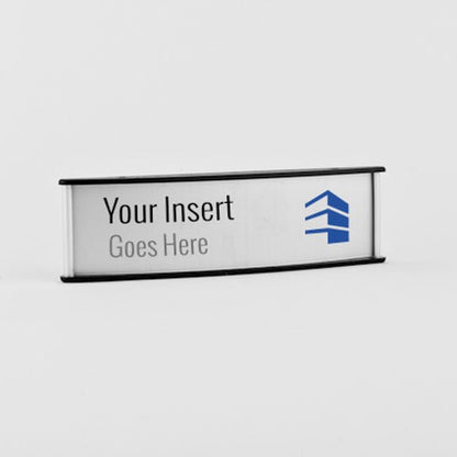 8 in. x 2 in. H-Curve Office Wall Sign Frame