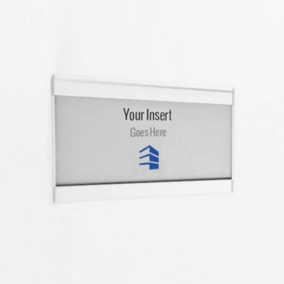 6.25 in. x 3.25 in. OFFICE DOOR / WALL NAMEPLATE SIGN FRAME